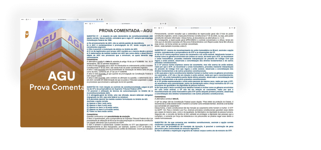 Prova Comentada