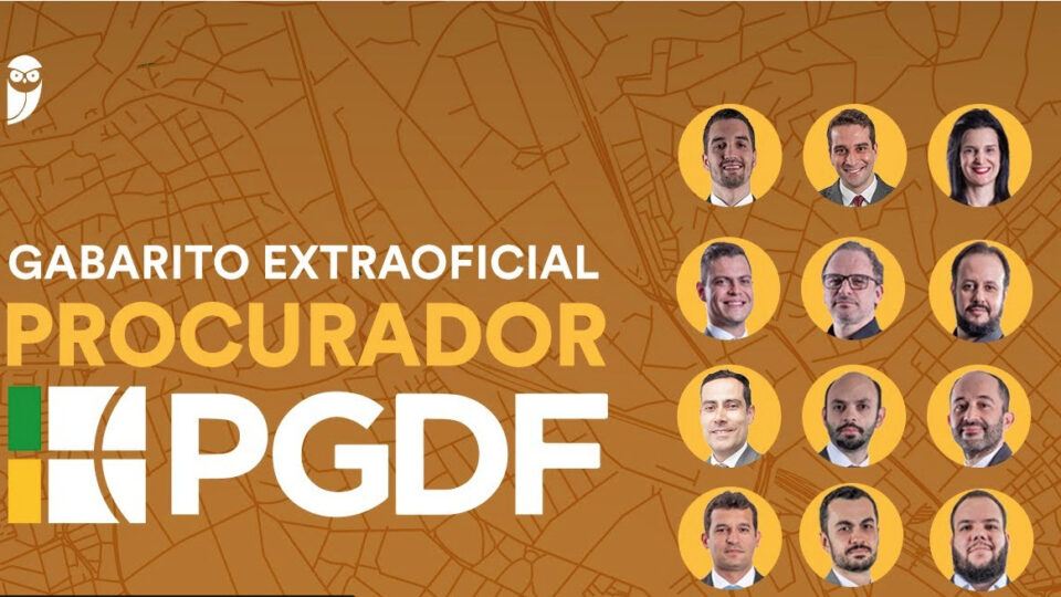 Gabarito extraoficial Procurador PGDF: Confira!