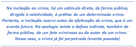 incitação ao crime