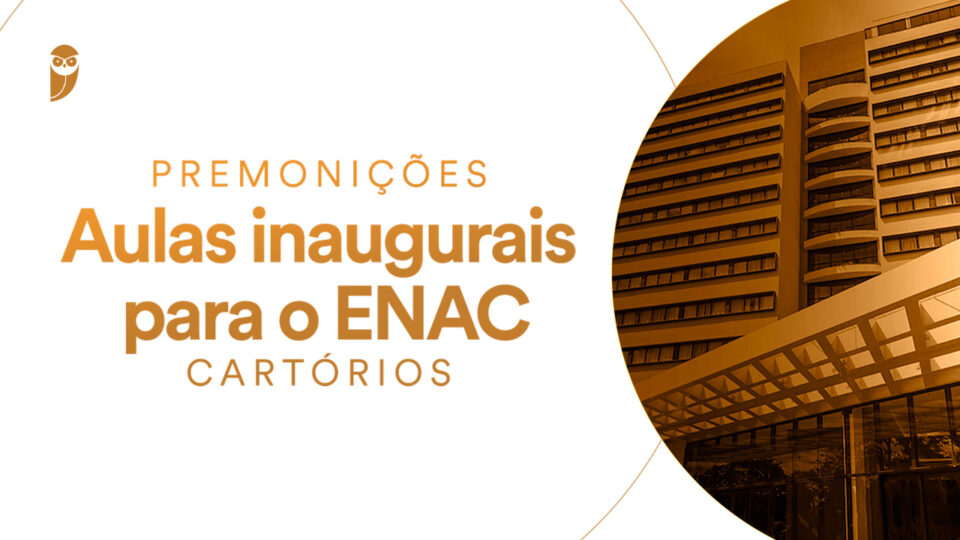 Curso Premonições – Aulas inaugurais para o ENAC