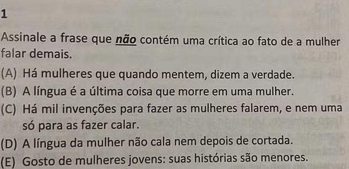 Questões de concurso público organizadas pela Fundação Getúlio Vargas são anuladas por veicularem conteúdo machista