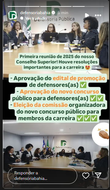 Novo concurso é aprovado durante reunião do Conselho