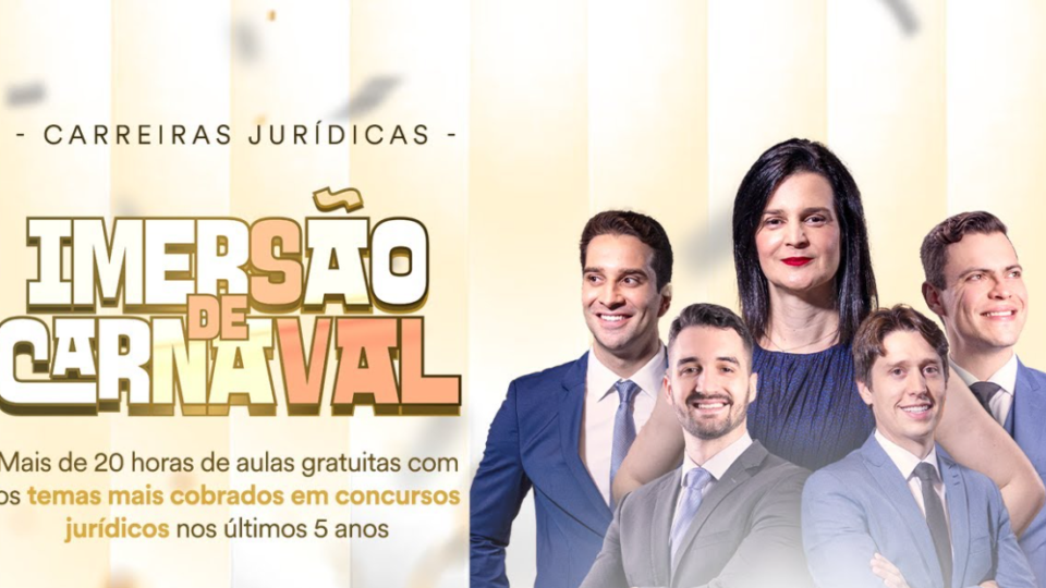 Imersão de Carnaval: mais de 20 horas de aulas! Evento gratuito