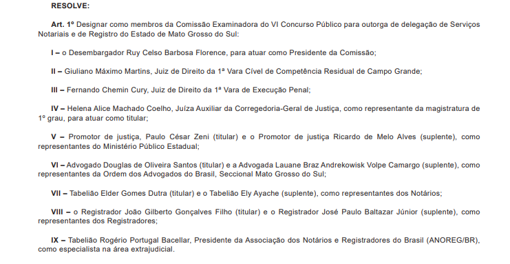 Foi formada a comissão organizadora do novo edital