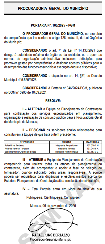 Comissão foi alterada