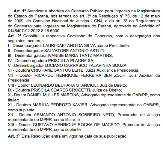 Comissão do novo edital formada