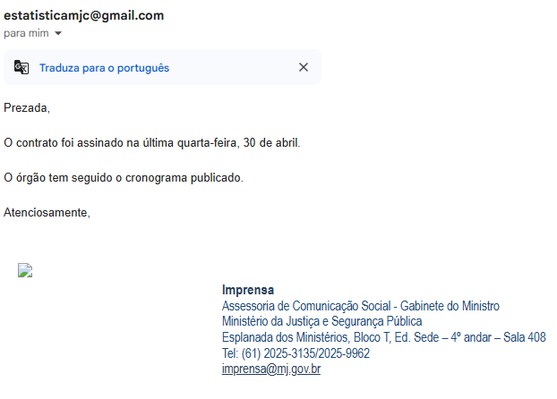 concurso Delegado PF contrato assinado