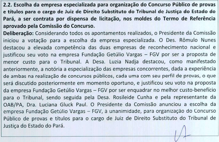 FGV é banca do novo edital