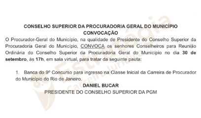 Escolha da banca em debate