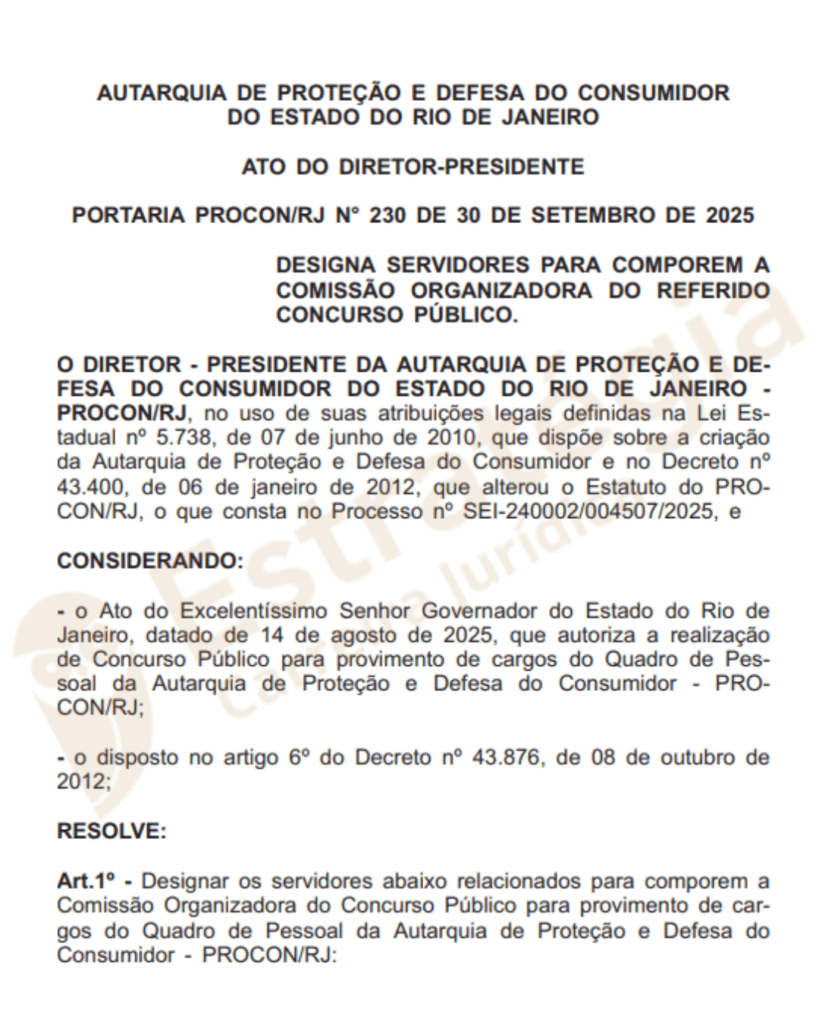 Formada a comissão do novo edital