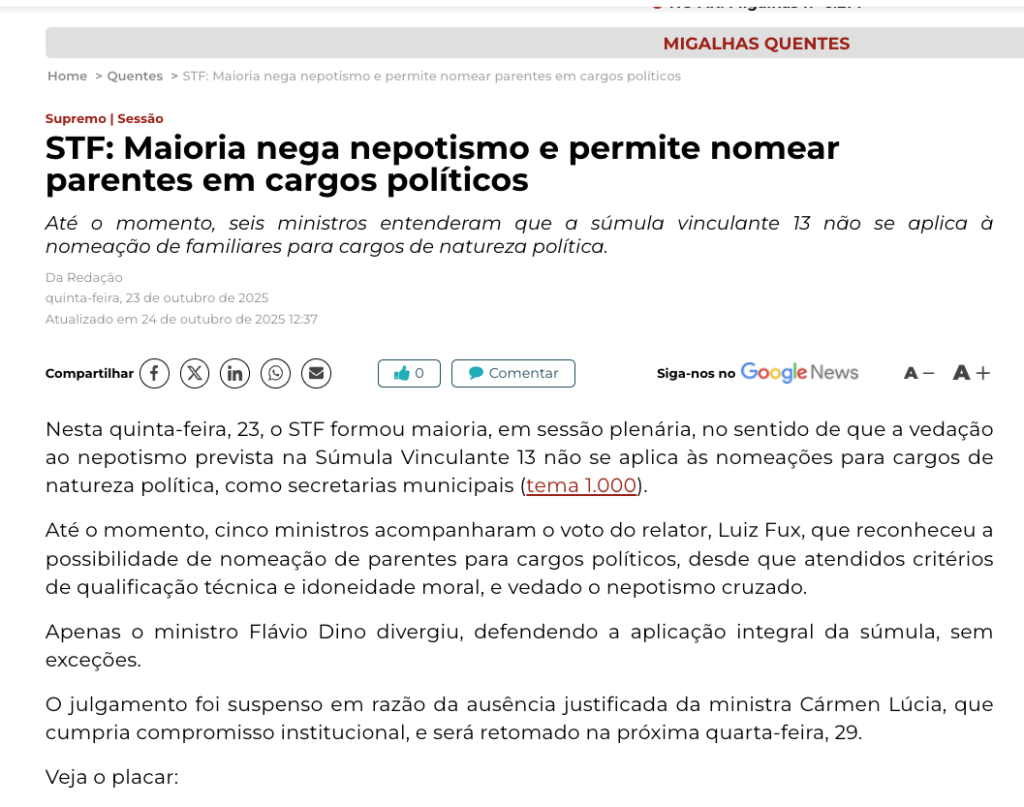 nepotismo