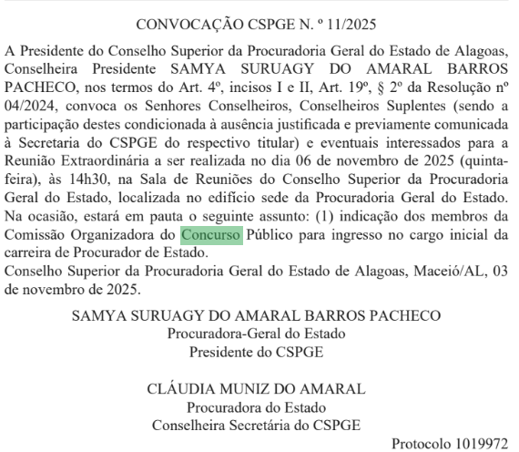 Comissão em definição