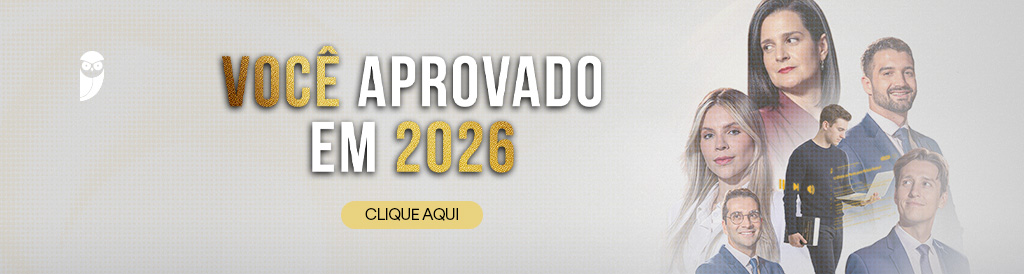 Você aprovado em 2026 Estratégia Carreiras Jurídicas