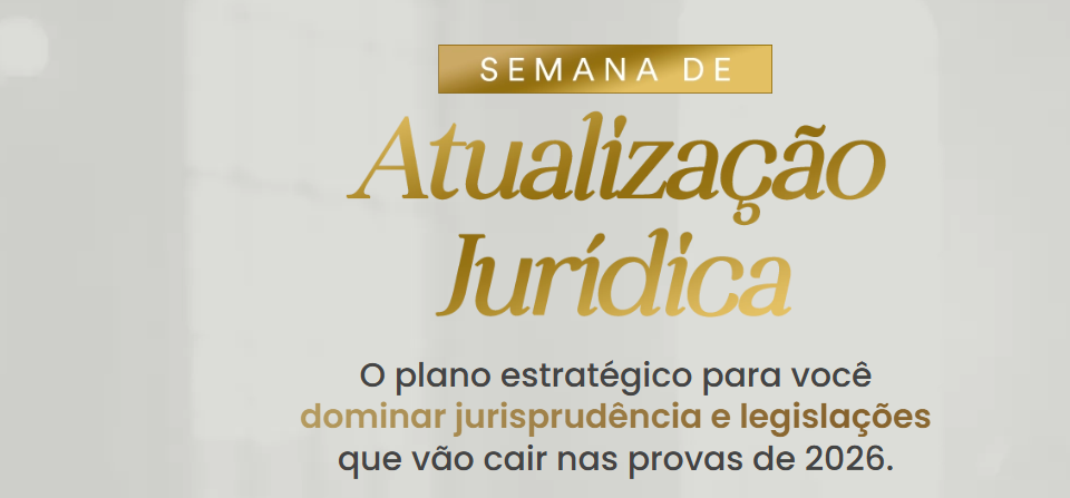 Semana de Atualização Jurídica! Participe ao vivo