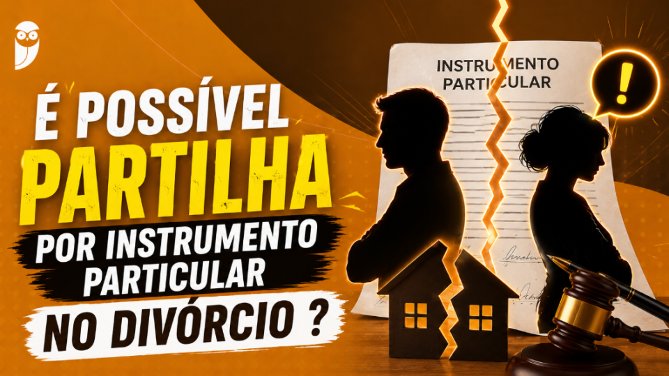 É possível partilha por instrumento particular no divórcio?