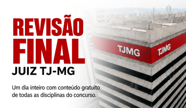 Concurso Juiz TJMG - programação
